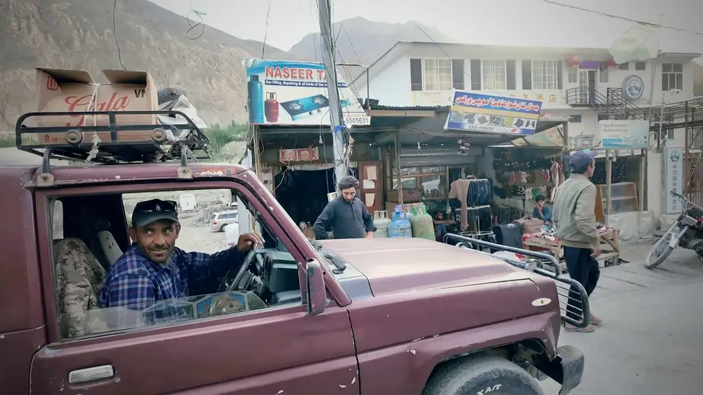 Sost bazaar in Upper Hunza, last town before the China border